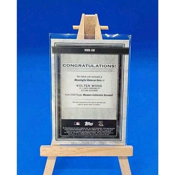 Kolten Wong #MMR-KW Topps Meaningful Relic SSP 46/50 - Picture 5 of 7
